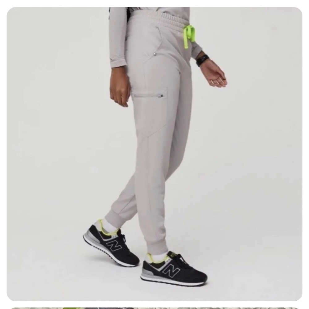 Figs XS Slate High Waisted Zamora Joggers